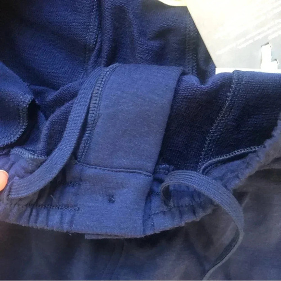 Icebreaker Merino Royal Navy Pocket Wool Blend Terry 200 Joggers Size XS NWT - Picture 6 of 11